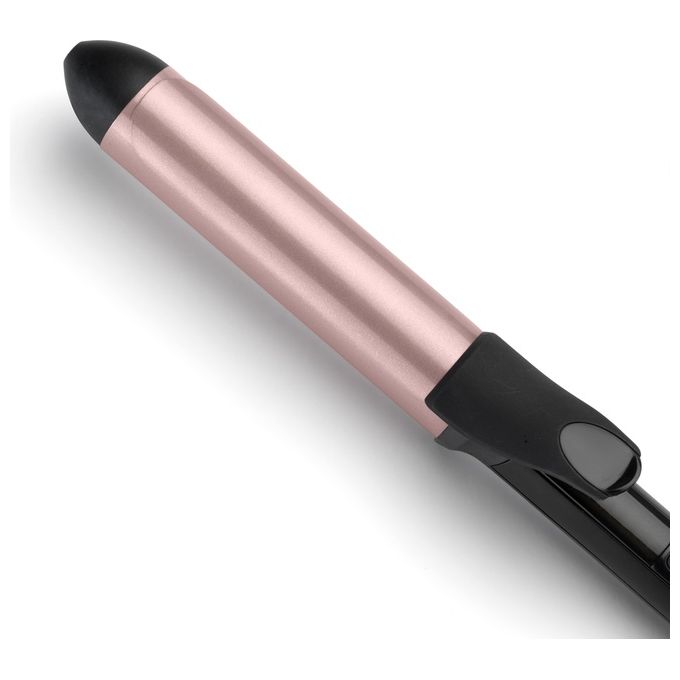 Babyliss Arricciacapelli 230 Smooth Glide Nero e Rosa