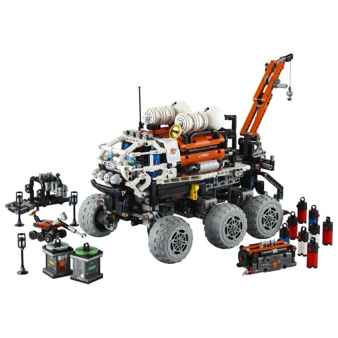 LEGO Technic 42180 Rover di Esplorazione Marziano, Giochi Spaziali per Bambini 11+, Veicolo Giocattolo Ispirato alla NASA