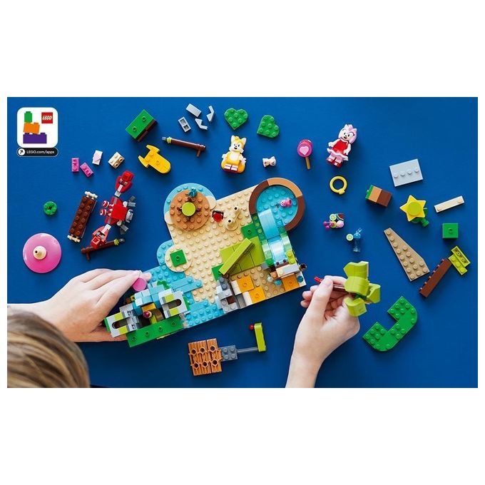 LEGO Sonic the Hedgehog 76992 L'Isola del Soccorso Animale di Amy, Giocattolo con 6 Personaggi, Regalo per Bambini dai 7 Anni