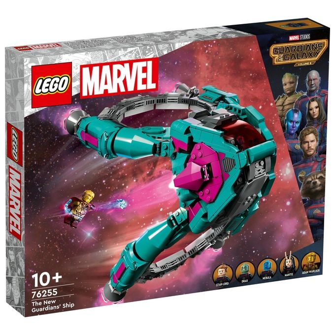 LEGO 76255 L’Astronave dei Nuovi Guardiani Set da Costruzione 1108 pezzi colore Multicolore