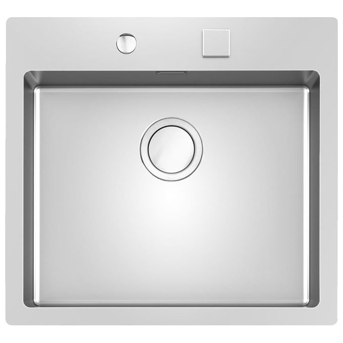 Foster 3365 050 S4001 Lavello Acciaio Inox Spazzolato da incasso Filotop 1 Vasca 50x40cm