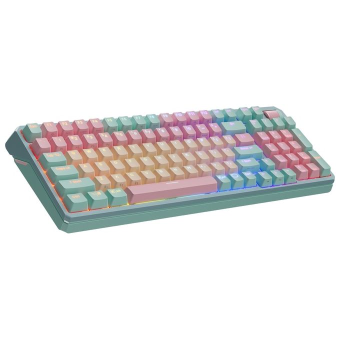 Cooler Master Mk770 Hybrid Wireless Keyboard Rgb Tastiera Meccanica Red