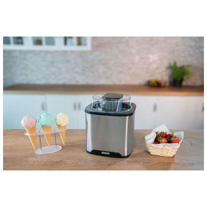 Unold 48855 Macchina per Gelato Acciaio Inox Nero