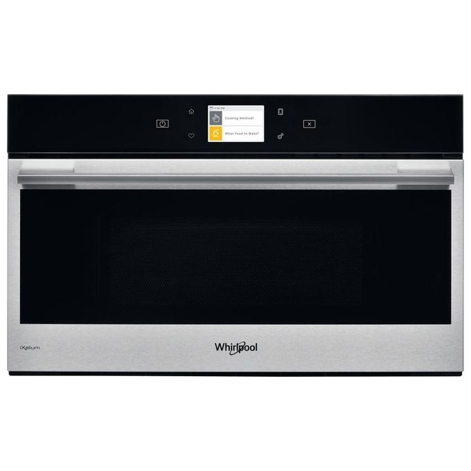 Whirlpool W9 MD260IXL Forno a Microonde Combinato da Incasso con Grill Capacita' 31 Litri Potenza 1000 W Funzione DualCrisp Steam Jet Start DeFrost Display LCD Acciaio Inox