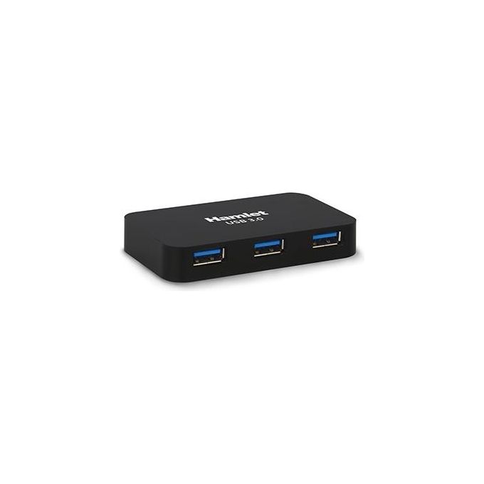 Hamlet Hub 4 Porte Usb 3.0 Autoalimentato