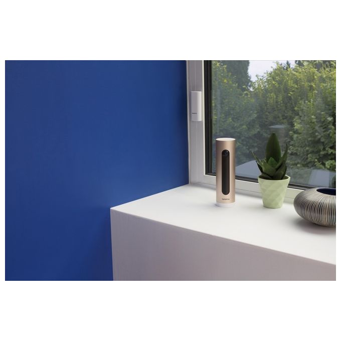 Netatmo Telecamera di sorveglianza interna intelligente, WIFI, rilevamento del movimento, visione notturna, nessun abbonamento, NSC01-EU