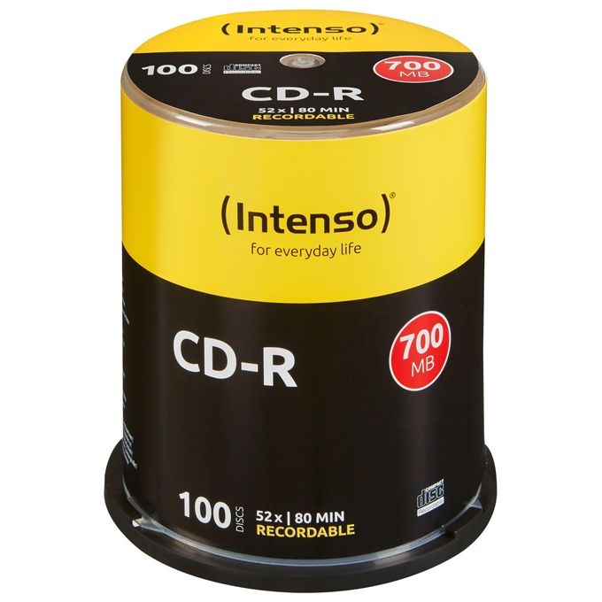 Intenso Cd-R 700Mb 80 M.52x Cake Box 100 Pezzi