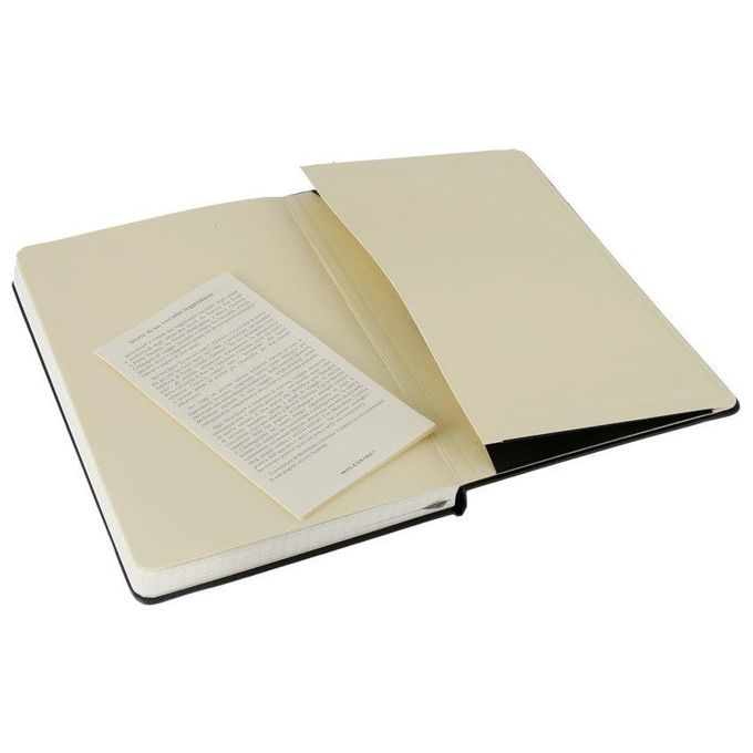 Moleskine Taccuino Large Rigido Quadretti Nero 240 Fogli