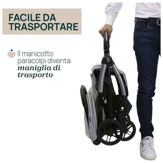 Chicco Passeggino 4 Ruote Goody Xplus Pearl Grey