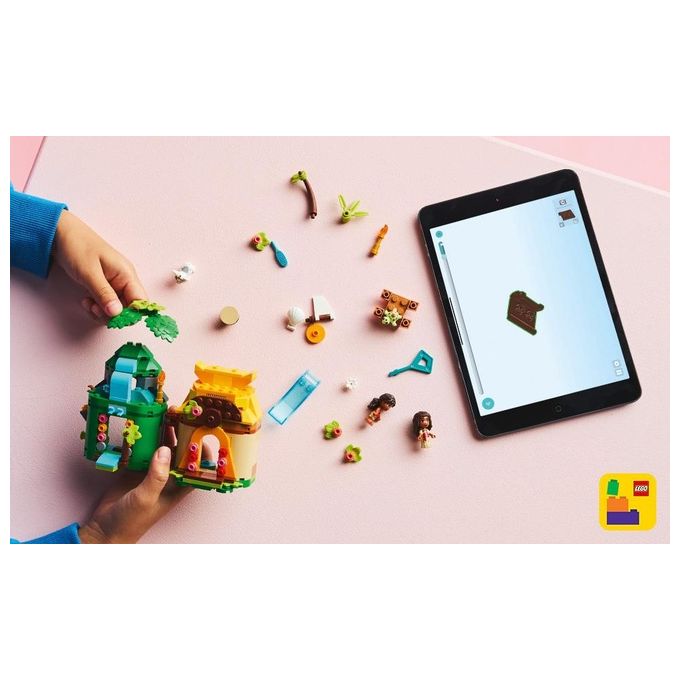 LEGO Set Disney Moana Divertimento sull'Isola di Vaiana 43260 Blocchi Creativi per Bambini e Appassionati di Costruzioni
