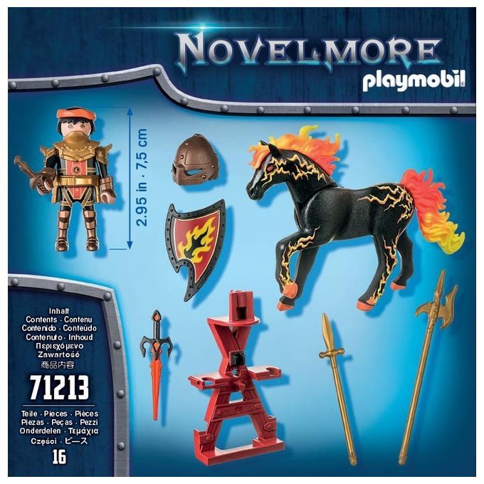 Playmobil Novelmore Guerrieri di Burnham Cavaliere di Fuoco