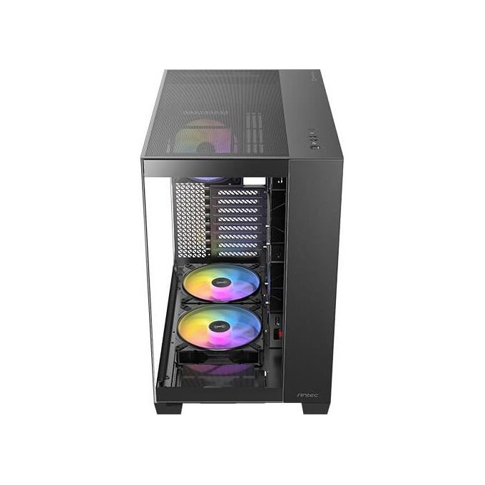 Antec C8 Argb 2 Ventole Tqr da 160 Mm e 1 Tq 140 Mm Argb Pwm Incluse Layout a Doppia Camera Tipo C Supporto Radiatore da 360 Mm Pannelli Frontali e Laterali Tg Senza Cuciture Compatibile Rtx 40