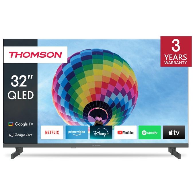 Thomson Google TV 32 pollici QLED Side Feet Smart Tv