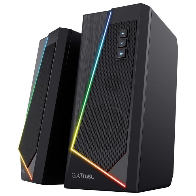 Trust GXT 609 Zoxa Casse PC Gaming Nero Cablato 6W