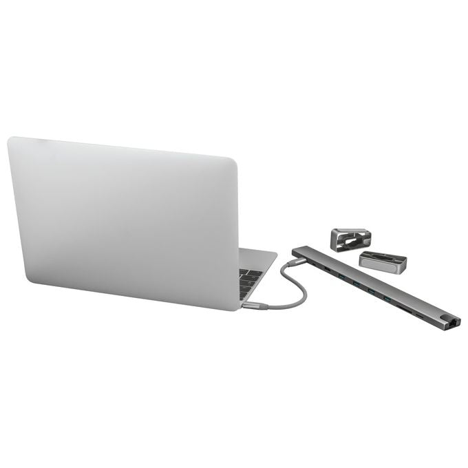 Trust Dalyx Hub Cablato Usb 3.0 Type-C Alluminio