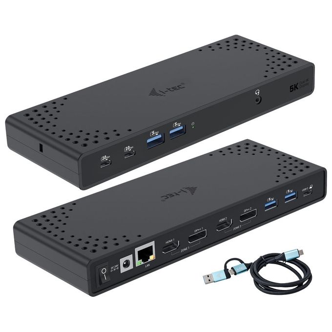 I-Tec Usb 3.0 - Usb-c - Thunderbolt 3 Dual Display Docking Station Gen2  Power Delivery 100w