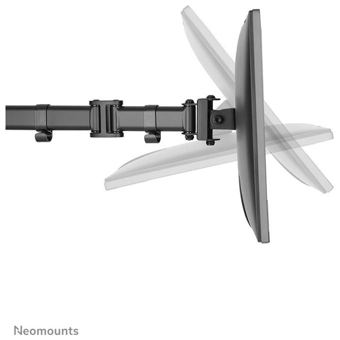 NewStar NeoMounts NM-D135BLACK Kit montaggio Nero Morsa per Monitor 10-30''