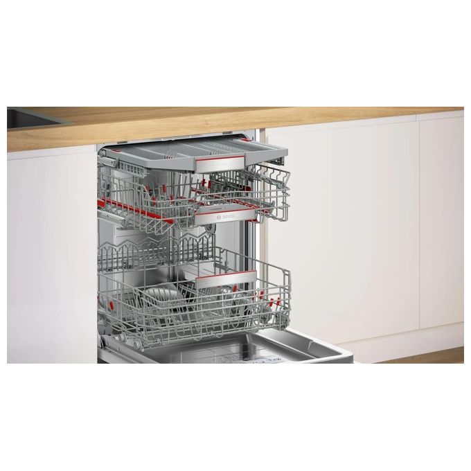 Bosch SMV8YCX03E Serie 8 Lavastoviglie da Incasso a Scomparsa Totale 14 Coperti Classe energetica B 8 programmi Wi-Fi Home Connect Terzo cestello Pro 60 cm