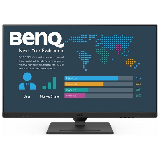 BENQ BL3290QT Monitor PC 31.5'' 2560x1440 Pixel Quad HD LED Nero 3 anni di garanzia
