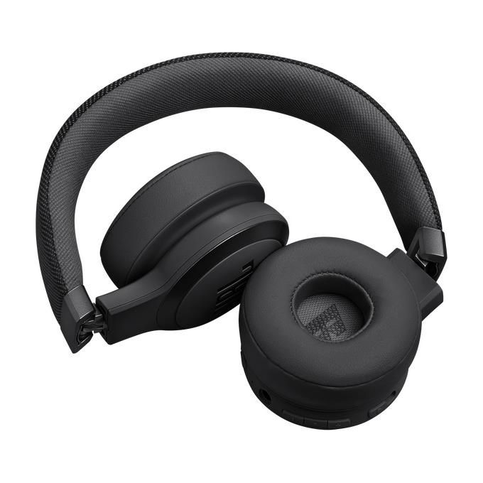 JBL Live 670NC Cuffie On-Ear Bluetooth Wireless con Cancellazione Adattiva del Rumore SmartAmbient Personi-Fi 2.0 JBL Surround Connessione Multipoint fino a 65 Ore di Autonomia Nero