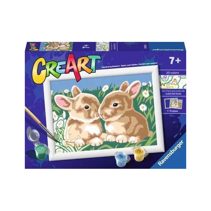 Ravensburger Gioco Creativo Creart Teneri Coniglietti