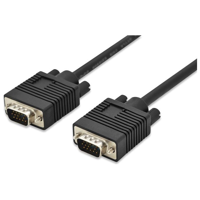 Assmann Electronic Cavo Vga 1,8mt Vga D-Sub Nero