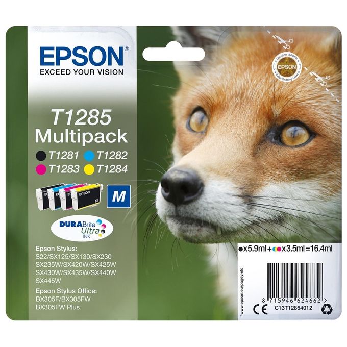 Epson Singlepack Black T1281 Durabrite Ultra ink