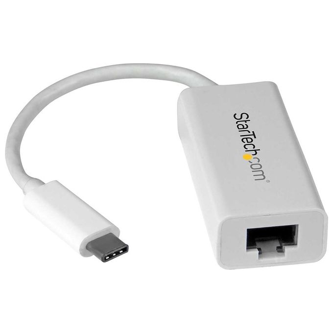 Startech adattatore di rete usb-c a rj45 gigabit ethernet - usb 3.1 gen 1 - (5 gbps) - bianco