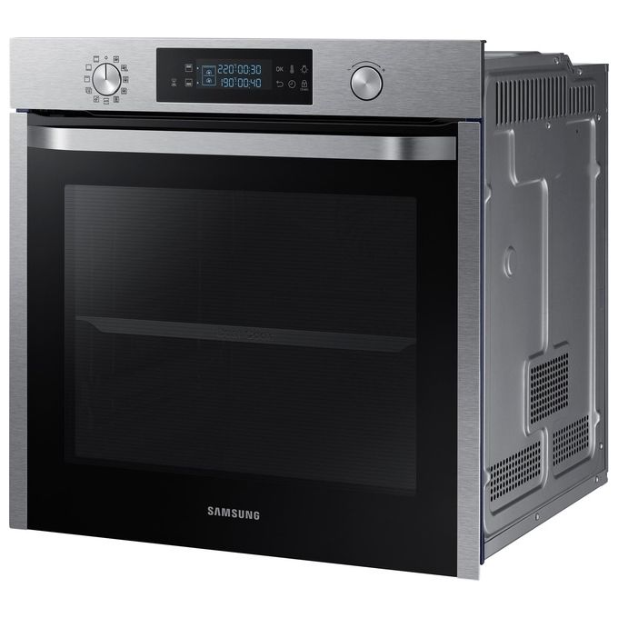 Samsung NV75K5541RS Serie Avant Dual Cook Forno Elettrico Multifunzione da Incasso Catalitico Doppia Ventola Capacita' 75 Litri Classe energetica A 50 Funzioni 60 cm Acciaio Inox