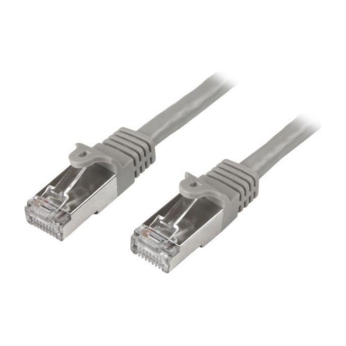 Startech.com Cavo di rete Cat6 Ethernet Gigabit Schermato - Cavo Patch RJ45 SFTP da 1 m - Grigio