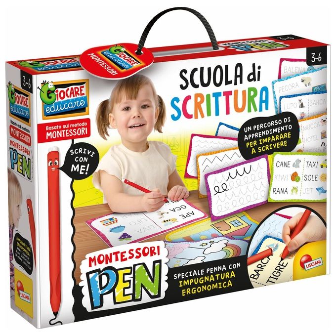 Lisciani Gioco Educativo Montessori Scuola di Scrittura