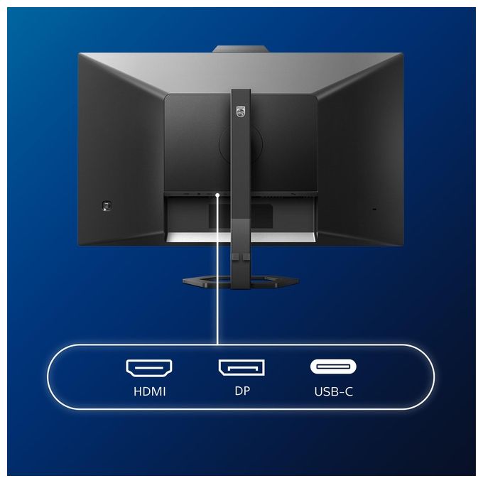 Philips Monitor 27'' LED IPS 27E1N5600HE - 00 2560x1440 QHD Tempo di Risposta 4 ms Nero