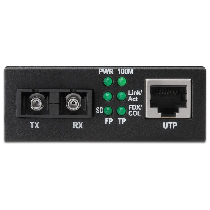 Digitus Convertitore 10-100 Rj45 - Fibra Ottica Sc Singlemode