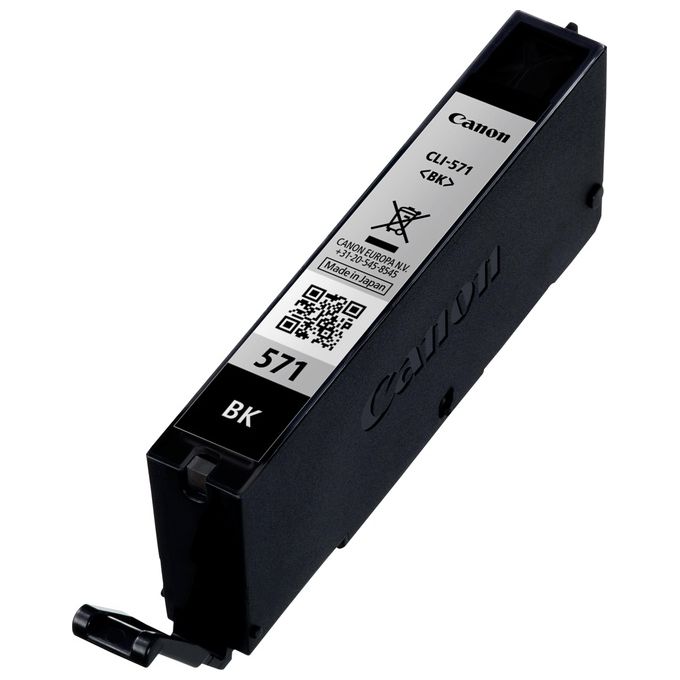 Canon Cli-571 Inchiostro nero Chromalife 100 . Contenuto 7 ml. Compatibile con Pixma Mg5750 Mg6850 Mg7750