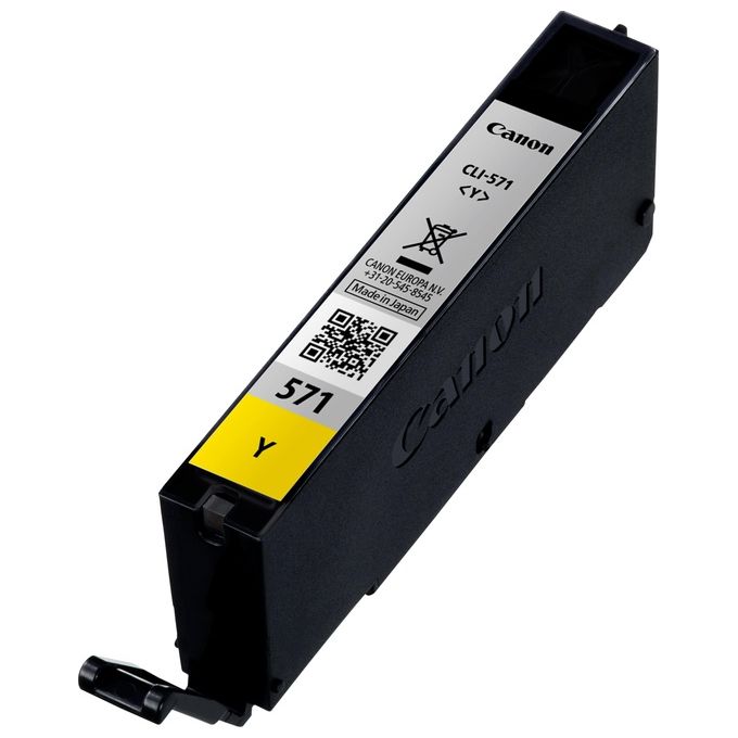 Canon Cli-571 Inchiostro Giallo Chromalife 100 . Contenuto 7 ml. Compatibile con Pixma Mg5750 Mg6850 Mg7750