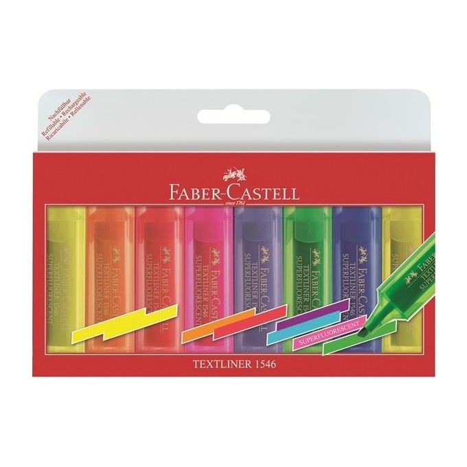 Faber Castell Confezione 8 Evidenziatori Text Superfluo