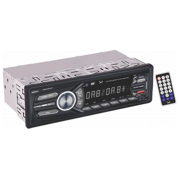 New Majestic Sintolettore Dab-445 Bt Rds Fm Stereo -Dab Doppio Usb 180w Frontalino Estraibile