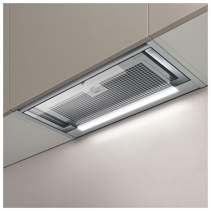 Elica GLASS OUT IX-A-90 PRF0109788 Cappa da Incasso Classe energetica A 3 Velocita' Aspirante Sottopensile Illuminazione LED 90 cm Inox