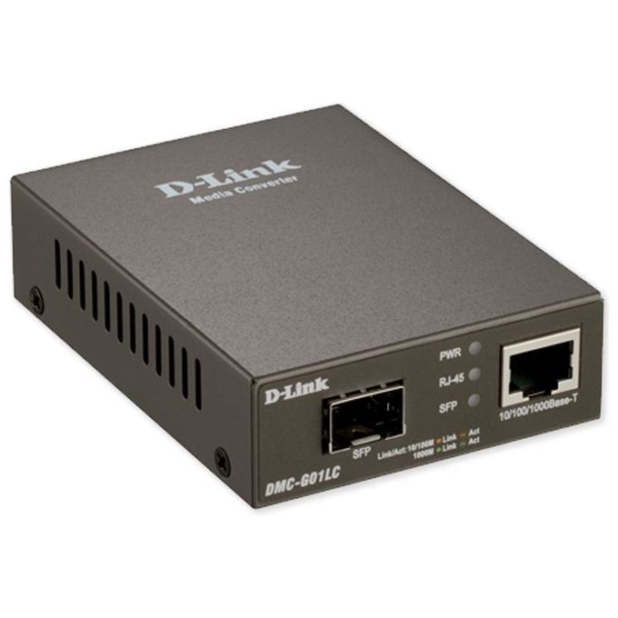 D-Link DMC-G01LC-E Convertitore Multimediale di Rete 1000Mbit-s Grigio