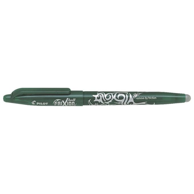 Pilot 006663 FriXion Ball Penna Sfera Roller Ricaricabile con Inchiostro Gel Cancellabile Punta 0.7mm Verde