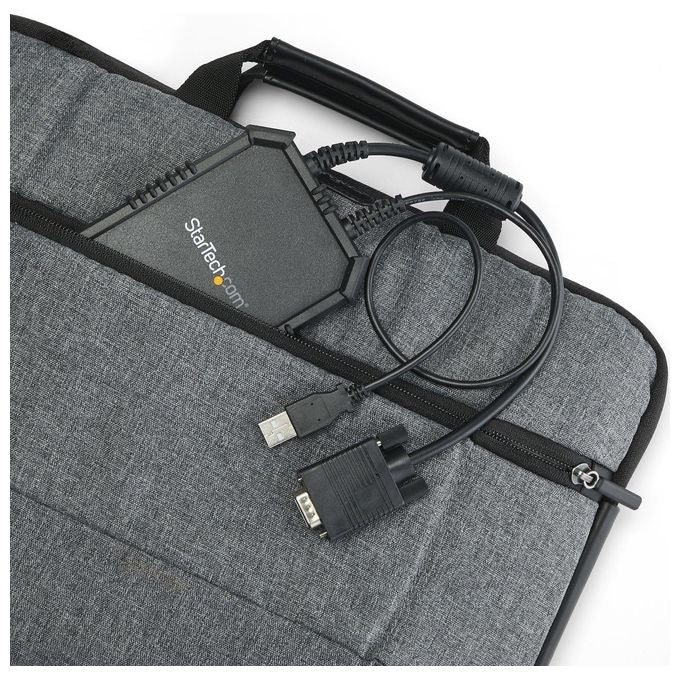 Startech.com Adattatore crash cart portatile per PC con alloggiamento antiurto - Console KVM USB con trasferimento di file e Acquisizione Video