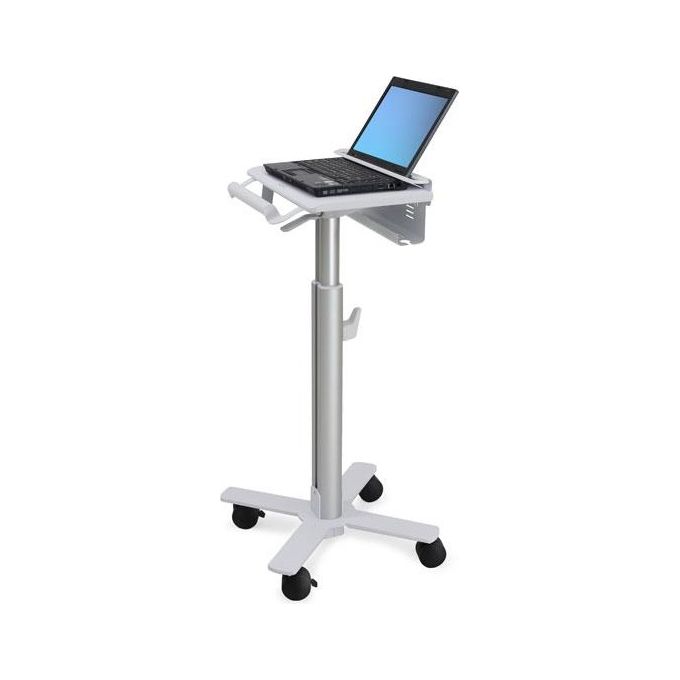 Ergotron StyleView Laptop Cart SV10 Alluminio Bianco Computer Portatile Carrello Multimediale