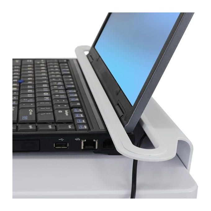 Ergotron StyleView Laptop Cart SV10 Alluminio Bianco Computer Portatile Carrello Multimediale