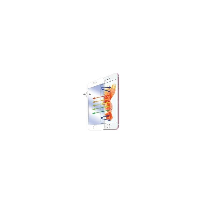 Celly GLASS700WH Glass Pellicola Protettiva in Vetro Temperato Anti-Impronte Anti-Blu-ray per iPhone 6 6S colore Bianco