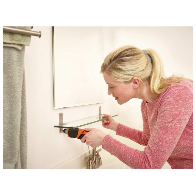 Black+Decker Svitavvita a Batteria con Impugnatura Orientabile 3.6V Litio 1.5Ah