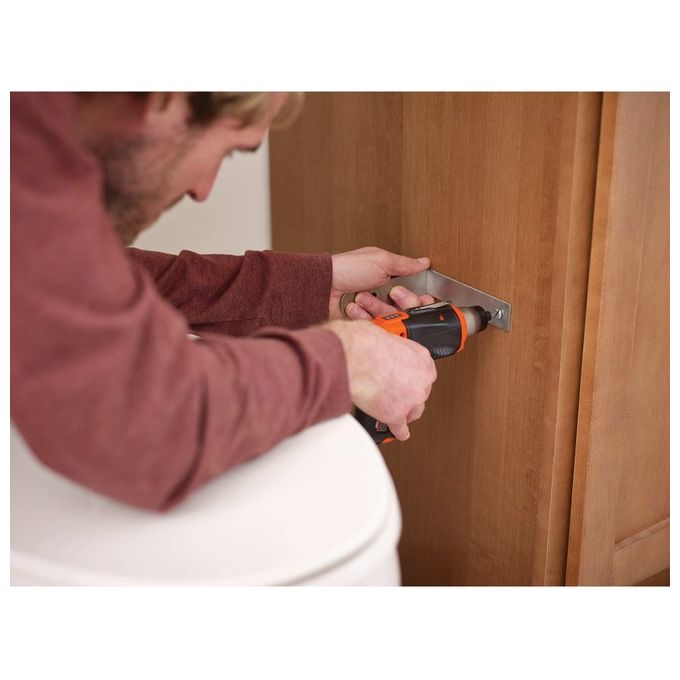 Black+Decker Svitavvita a Batteria con Impugnatura Orientabile 3.6V Litio 1.5Ah