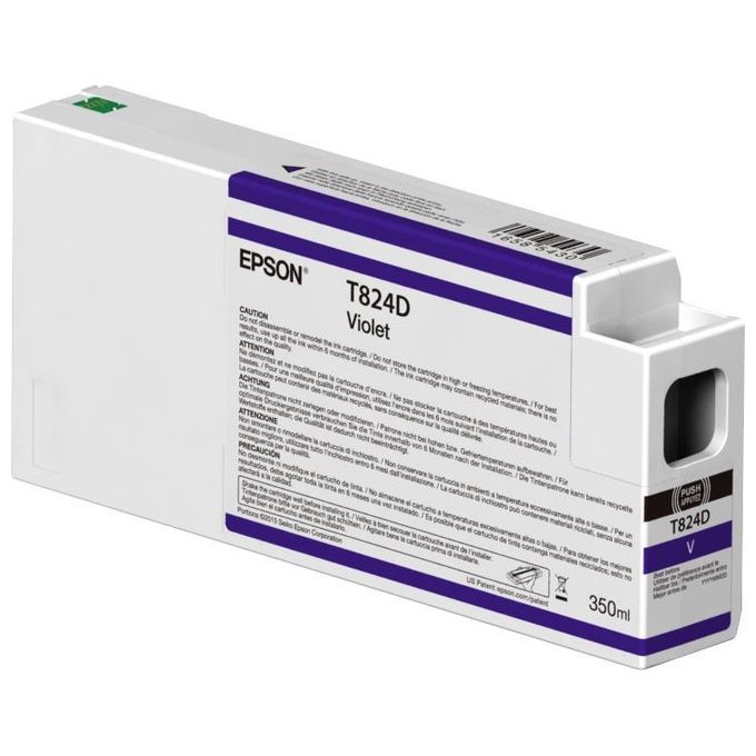 Epson Singlepack Violet T824D00 UltraChrome HDX 350ml