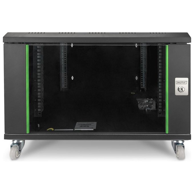 Digitus set 4 ruote (due bloccabili) per armadi rack carico fino a 250 kg.