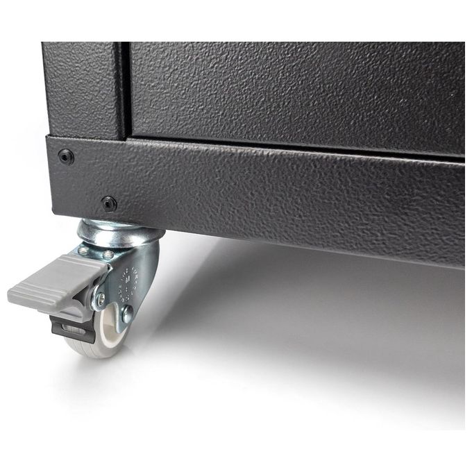 Digitus set 4 ruote (due bloccabili) per armadi rack carico fino a 250 kg.