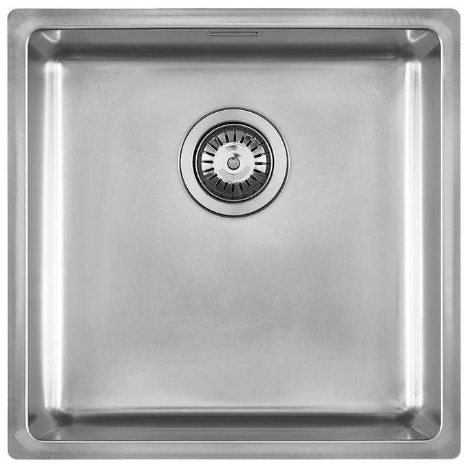 Foster 2156 880 KE Lavello Acciaio inox Vintage da incasso Sottotop 1 Vasca 44X44cm
